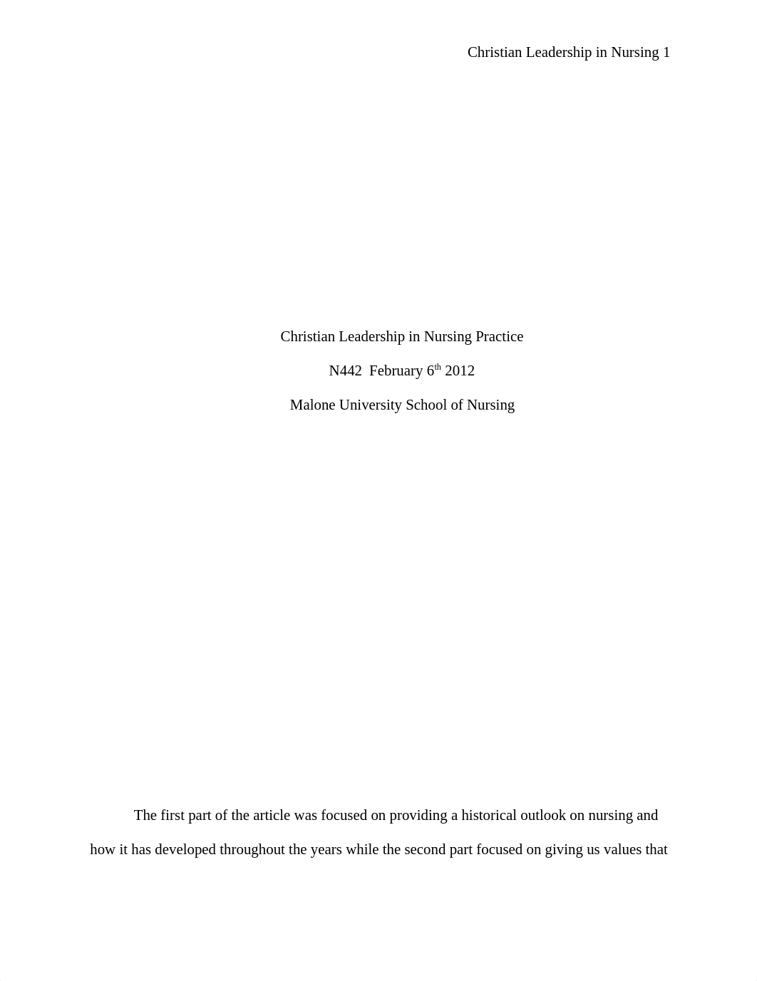 Christian Leadership in Nursing Practice - Paper_djefns1orqa_page1