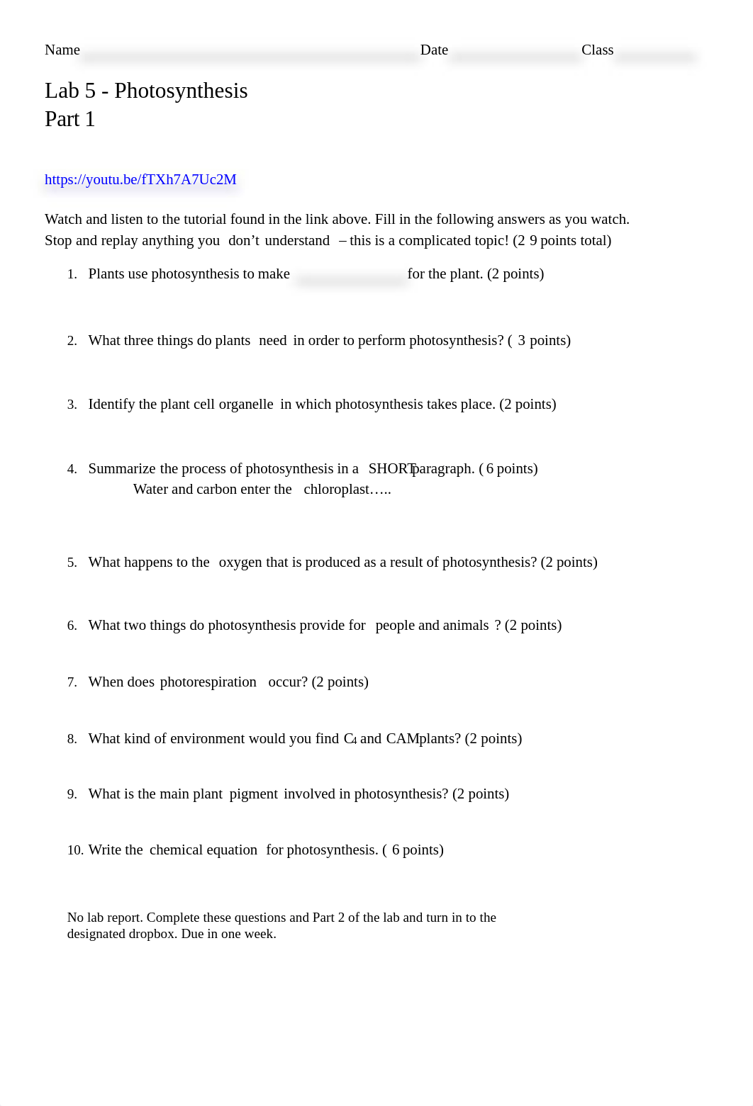 Bio 1 Lab 5 Photosynthesis and Stomata.pdf_djf0vv8yzho_page1