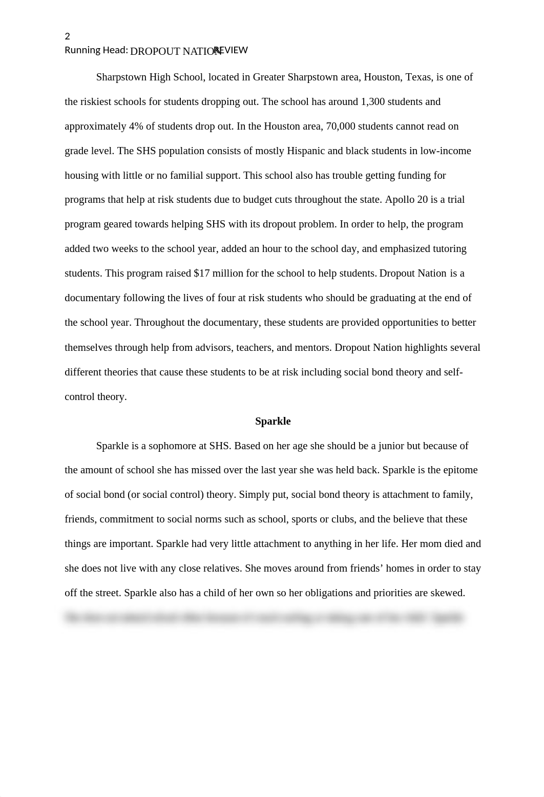 Analytical Review of Drop Out Nation.docx_djf4hfu9auf_page2