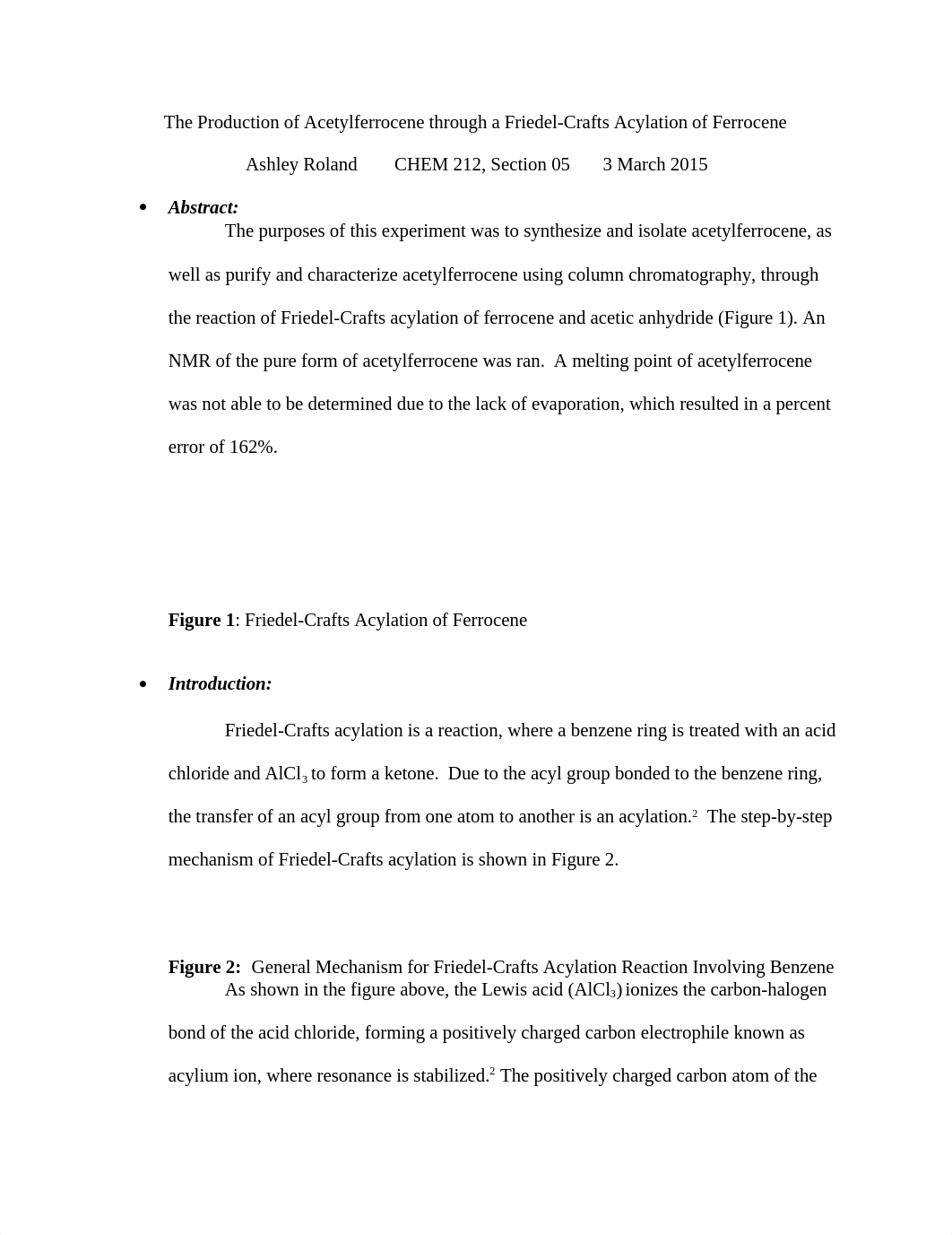 Organic Chemistry 2 - Lab Report #2_djfhlzh6iqh_page1