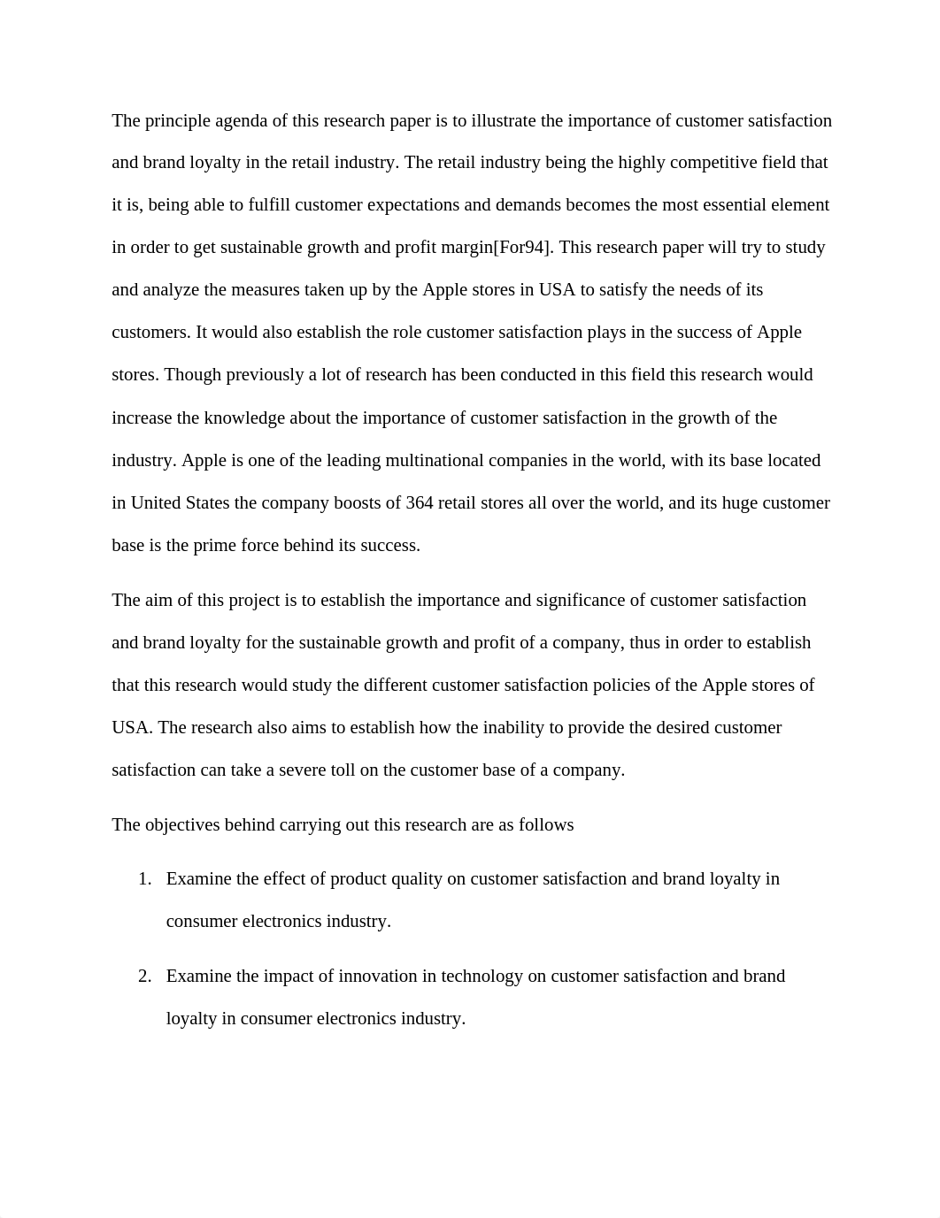 The principle agenda of this research paper is to illustrate the importance of customer satisfaction_djfifbs6pab_page1