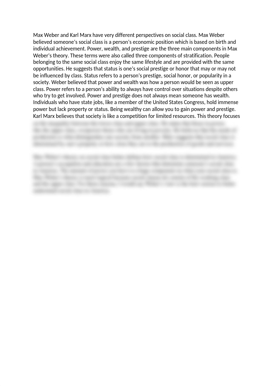 max weber and karl marx.docx_djfuzou47d0_page1