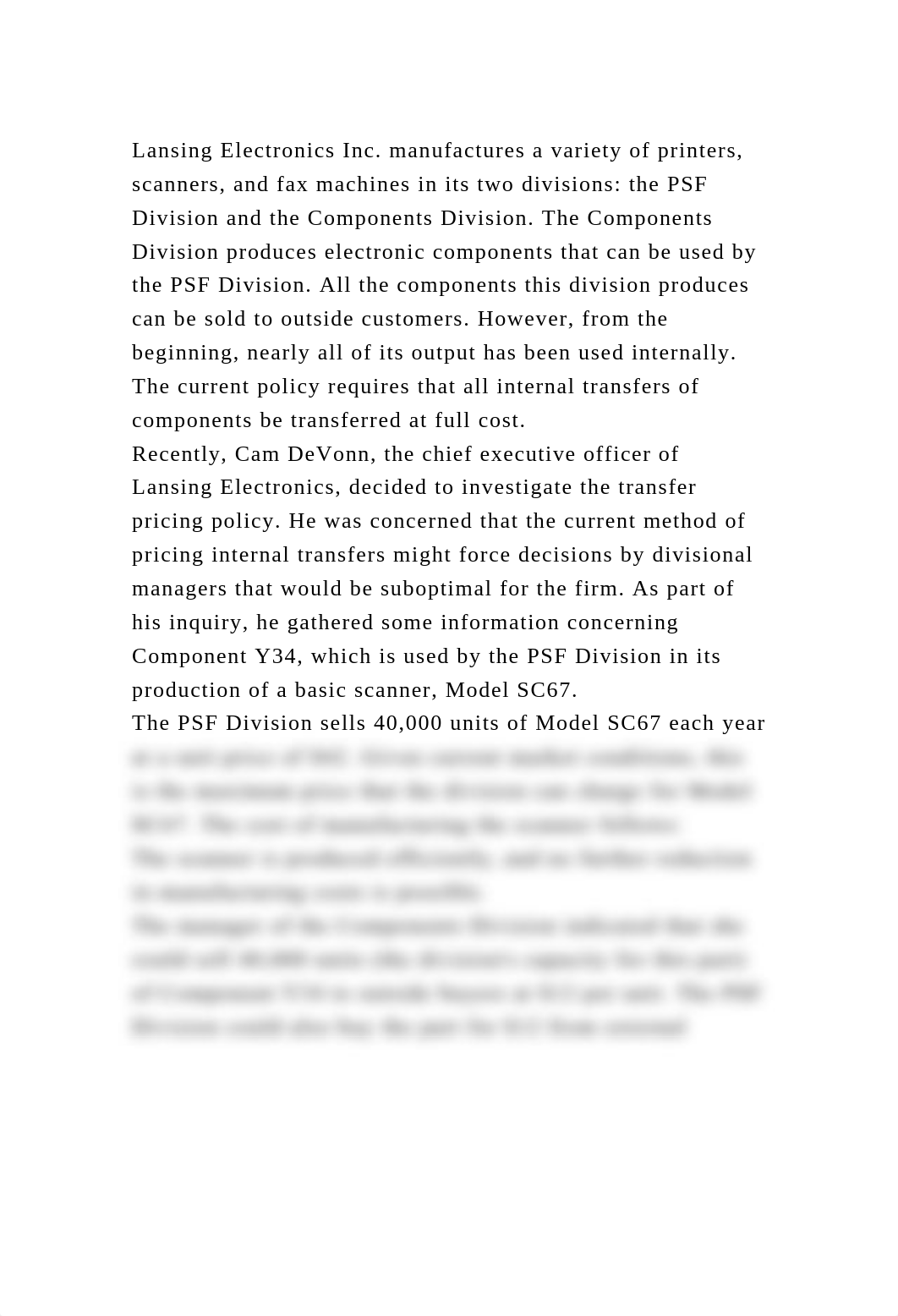 Lansing Electronics Inc. manufactures a variety of printers, scanner.docx_djfz4v4qjp9_page2