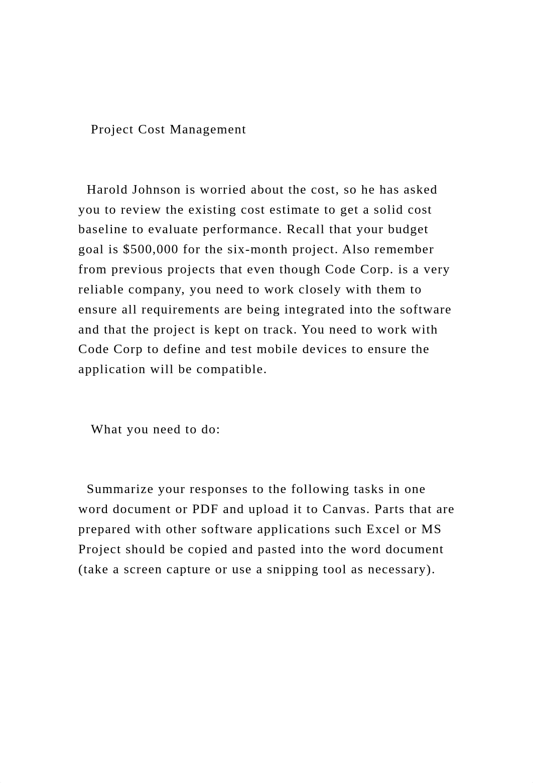 Project Cost Management    Harold Johnson is worried about.docx_djg5cqvdzs0_page2