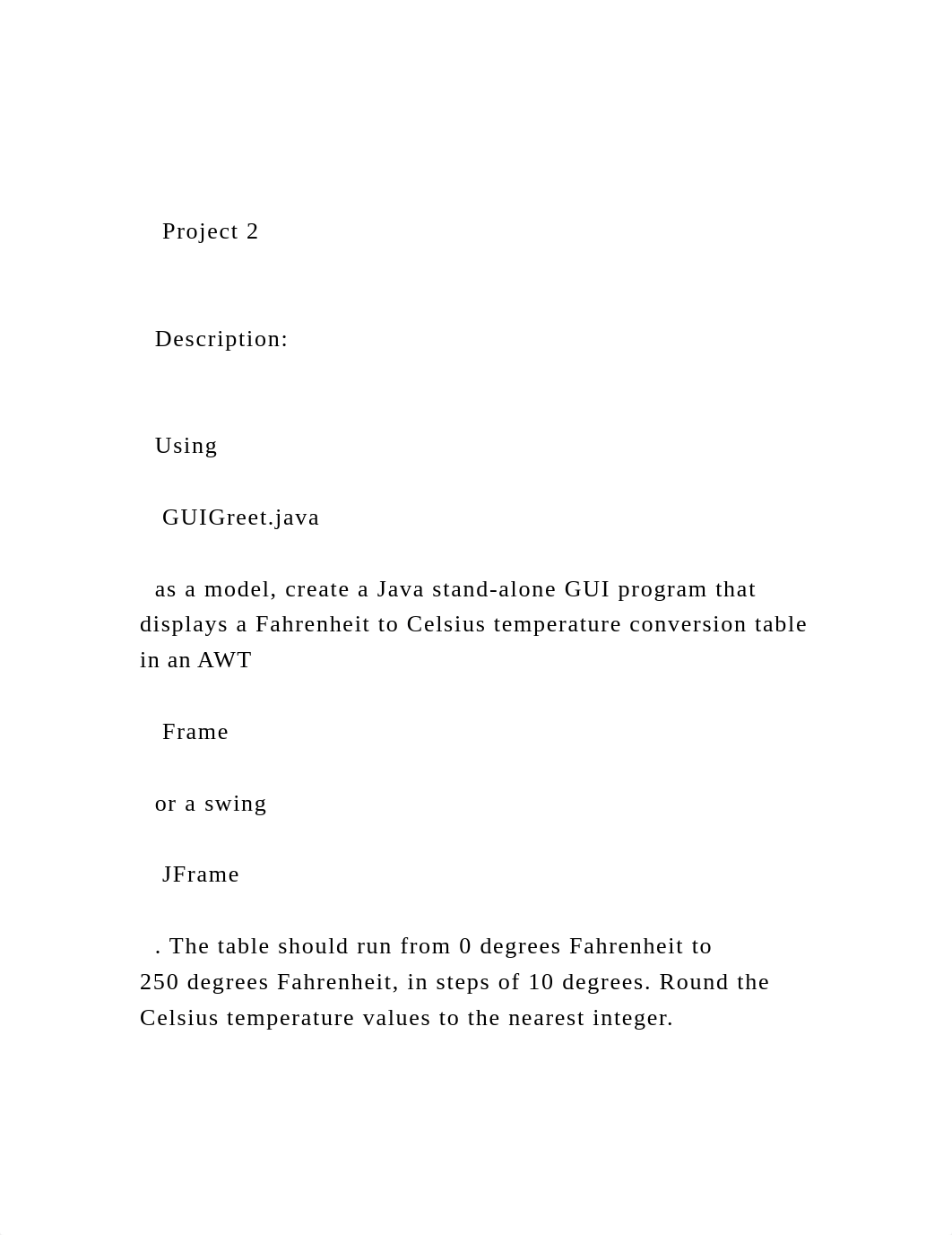 Project 2    Description   Using     GUIGreet.java.docx_djgdp0taye1_page2