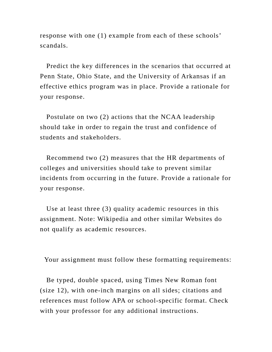 Case Study 2 National Collegiate Athletic Association Ethics .docx_djge5r79zx9_page3