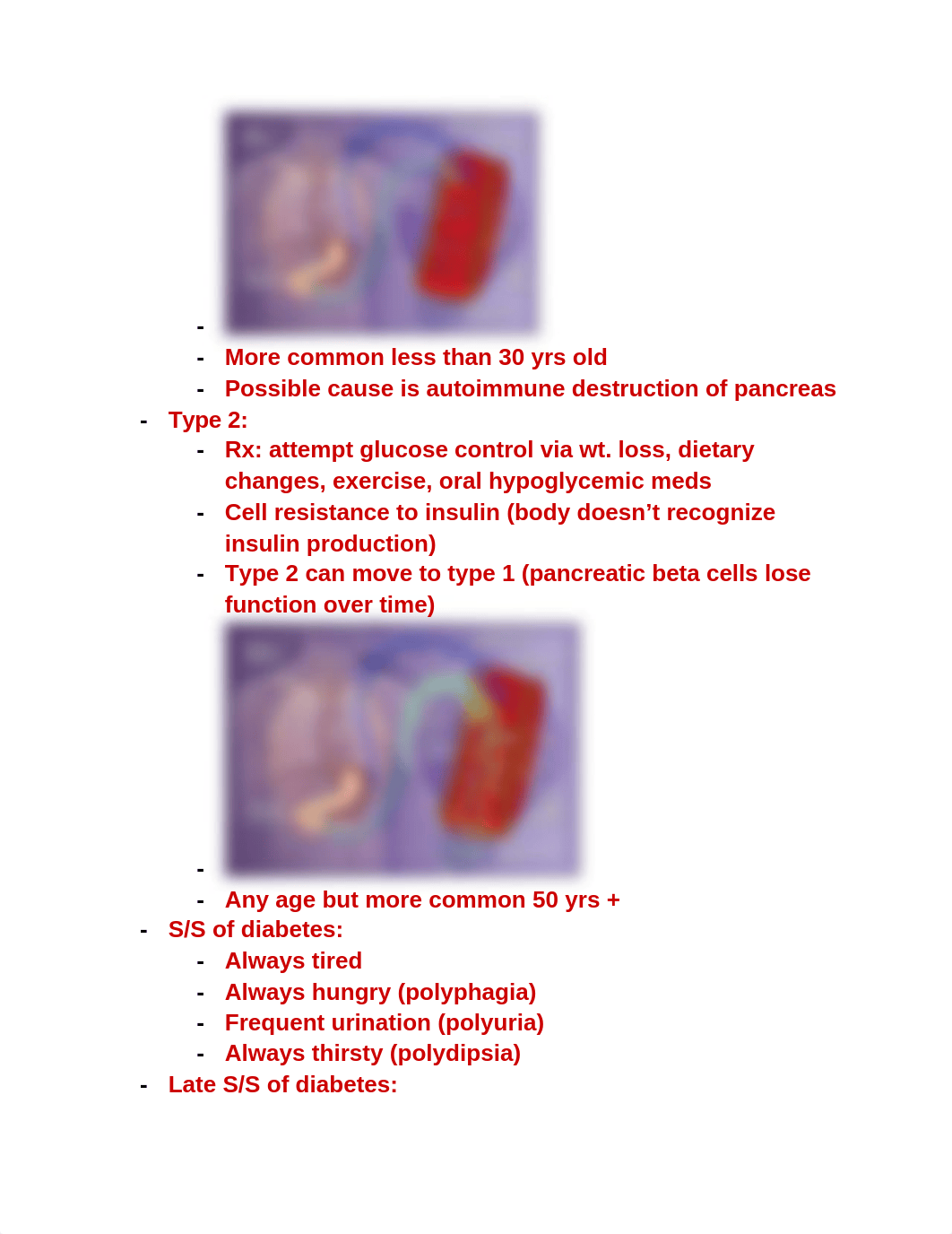 Med-surg exam 4  study guide- endocrine, musculoskeletal, GU_djgfjmimyf0_page2