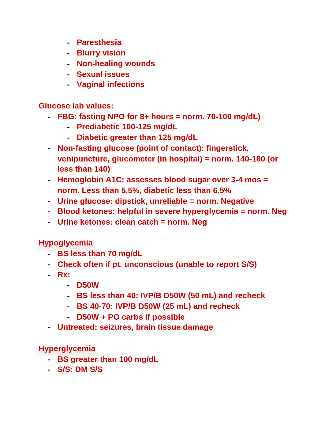 Med-surg exam 4  study guide- endocrine, musculoskeletal, GU_djgfjmimyf0_page3