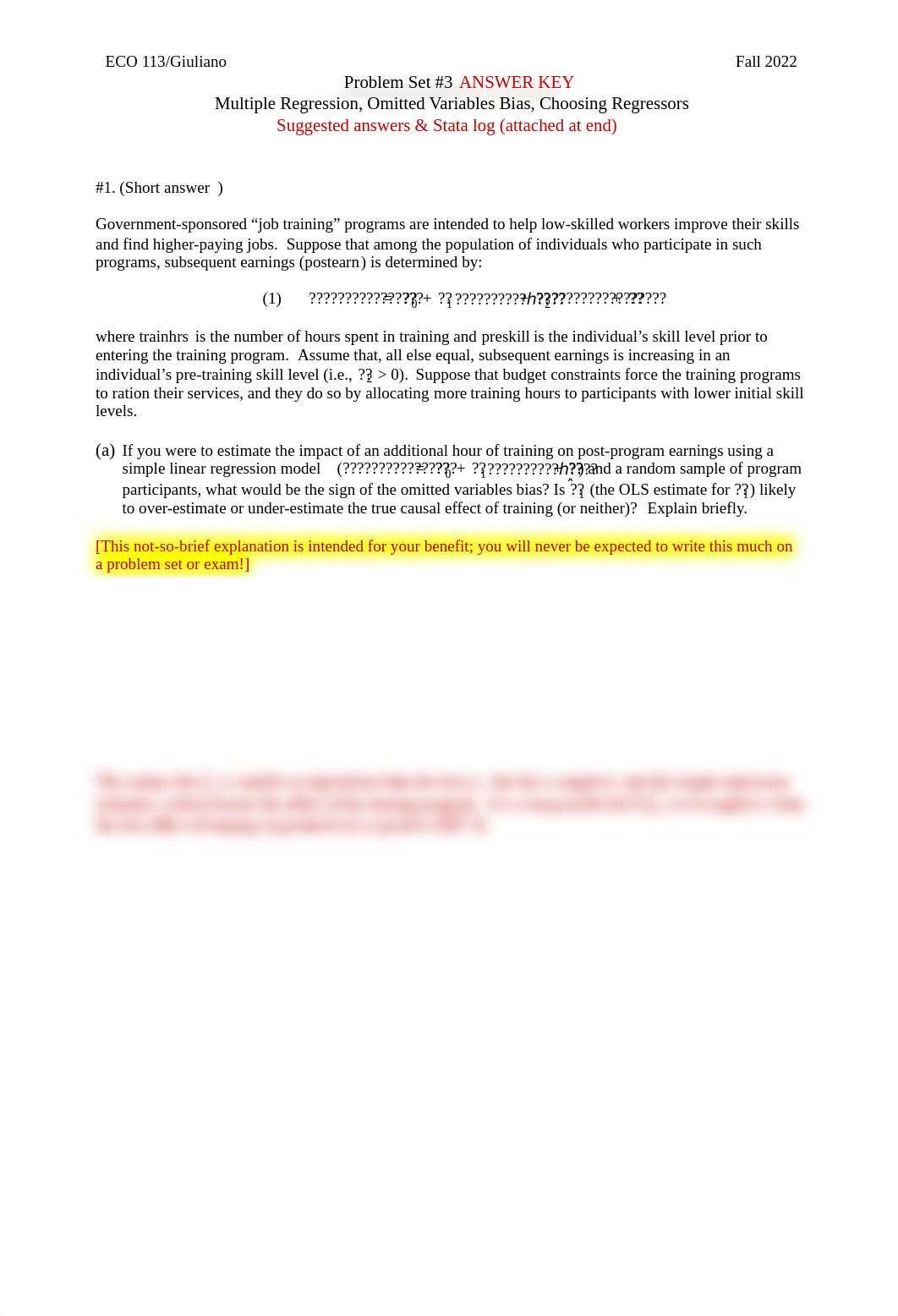 ECON 113 PS3 F22 - ANSWER KEY & STATA LOG.pdf_djgiwltc3jp_page1