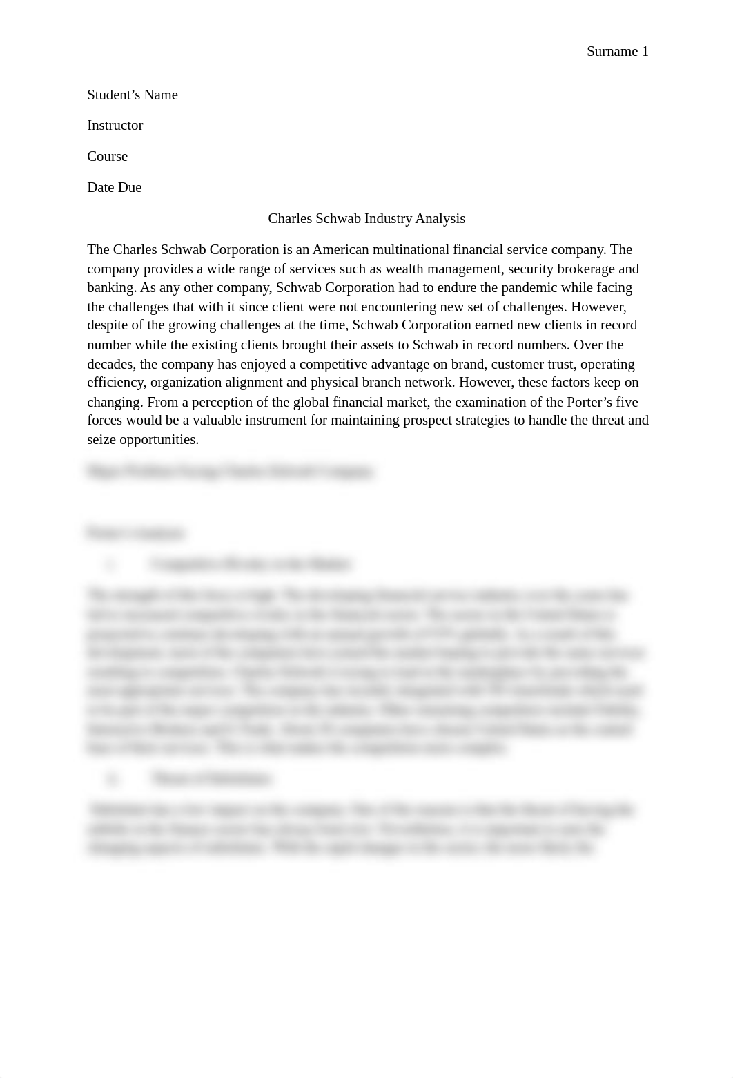 Charles Schwab Industry Analysis.docx_djgtxcmmibl_page1