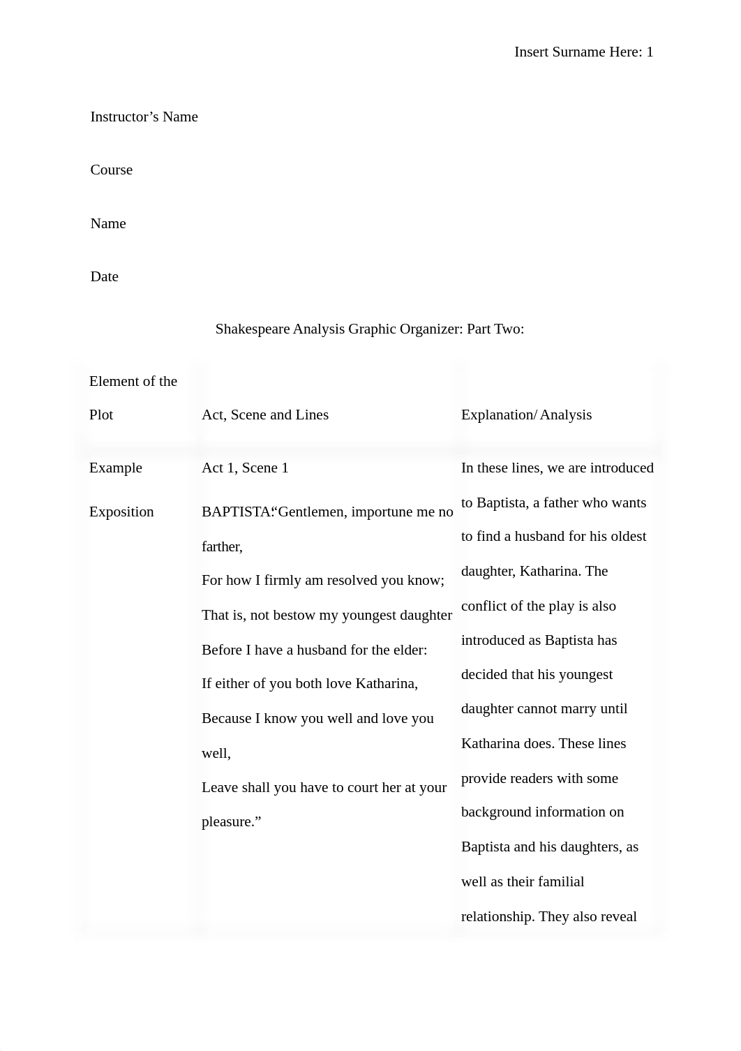 Shakespeare Analysis Graphic Organizer Part Two.doc_djh5gyqysdc_page1