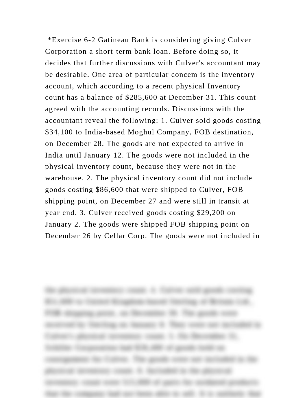 Exercise 6-2 Gatineau Bank is considering giving Culver Corporation .docx_djhglb4vk1q_page2