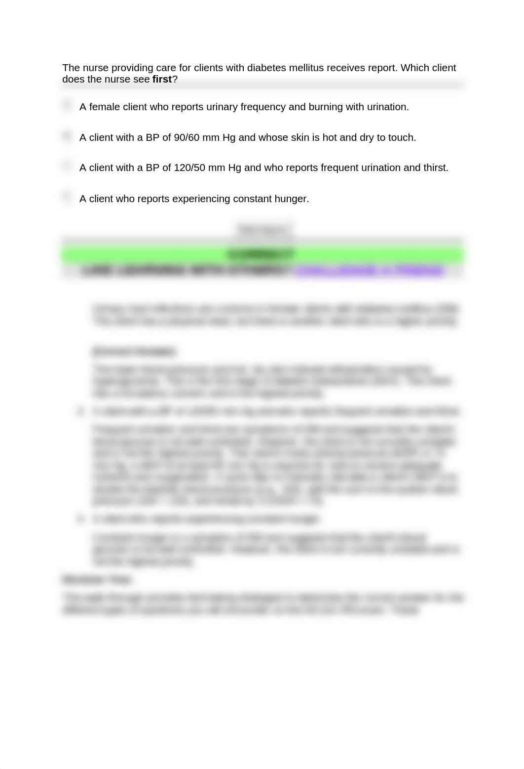 The nurse providing care for clients with diabetes mellitus receives report.docx_djhphlqqdyv_page1