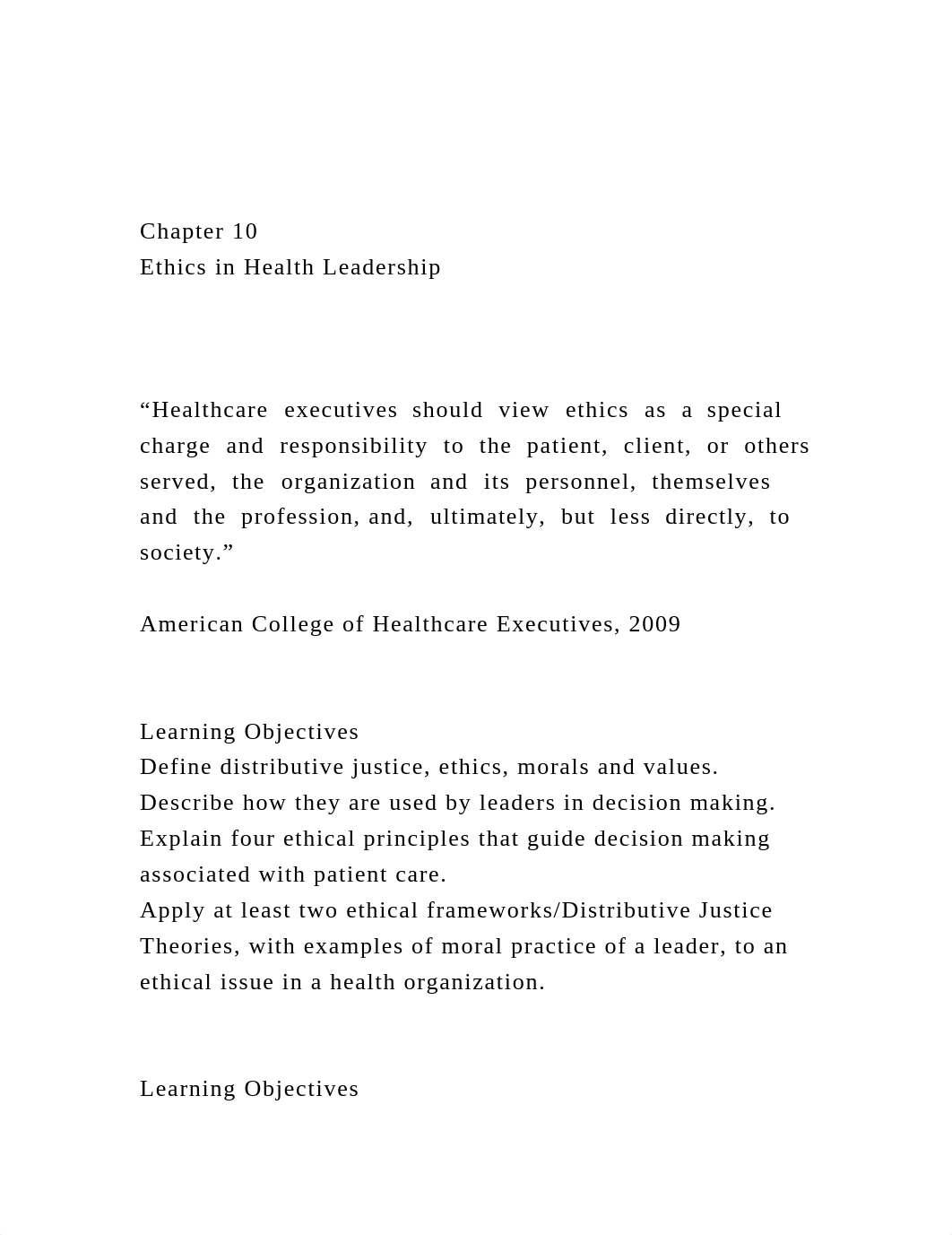 Chapter 10Ethics in Health LeadershipHealthcare  exec.docx_djhvo8qg8qi_page2