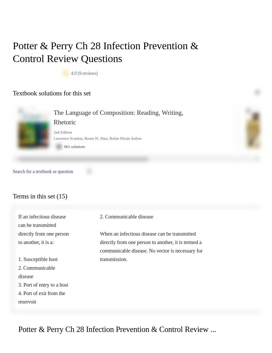 Infection Prevention & Control Review Questions Flashcards _ Quizlet.pdf_dji2e27oysi_page1