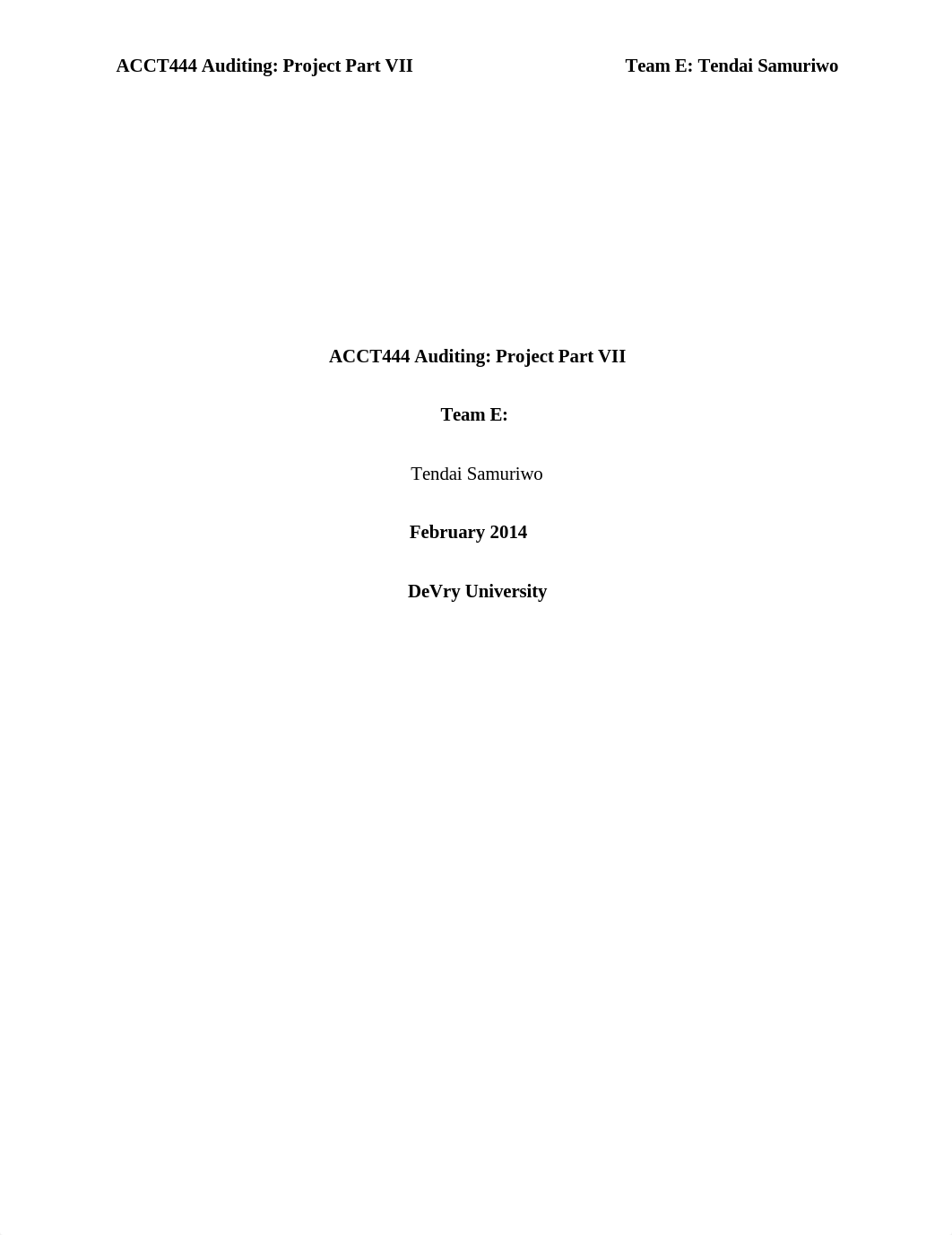 ACCT444 Auditing- Project Part VII_ Tendai Samuriwo_djiea30hyzf_page1