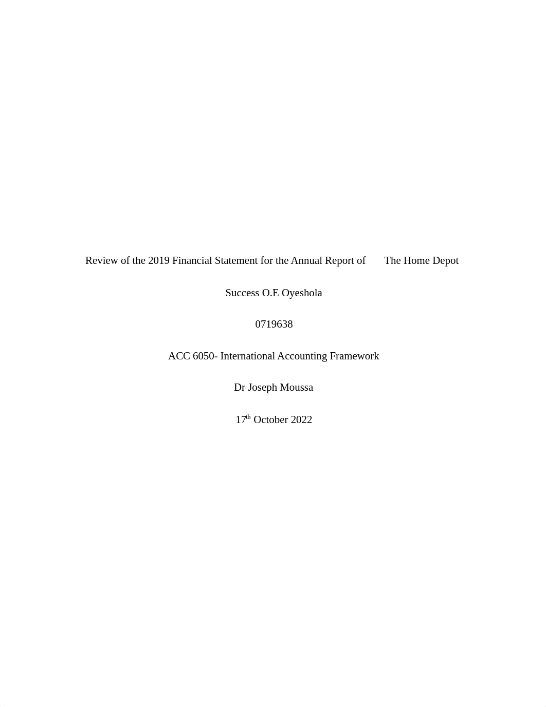 Review the 2019 Financial Statement for the Annual Report of The Home Depot.docx_djifc69v1fy_page1