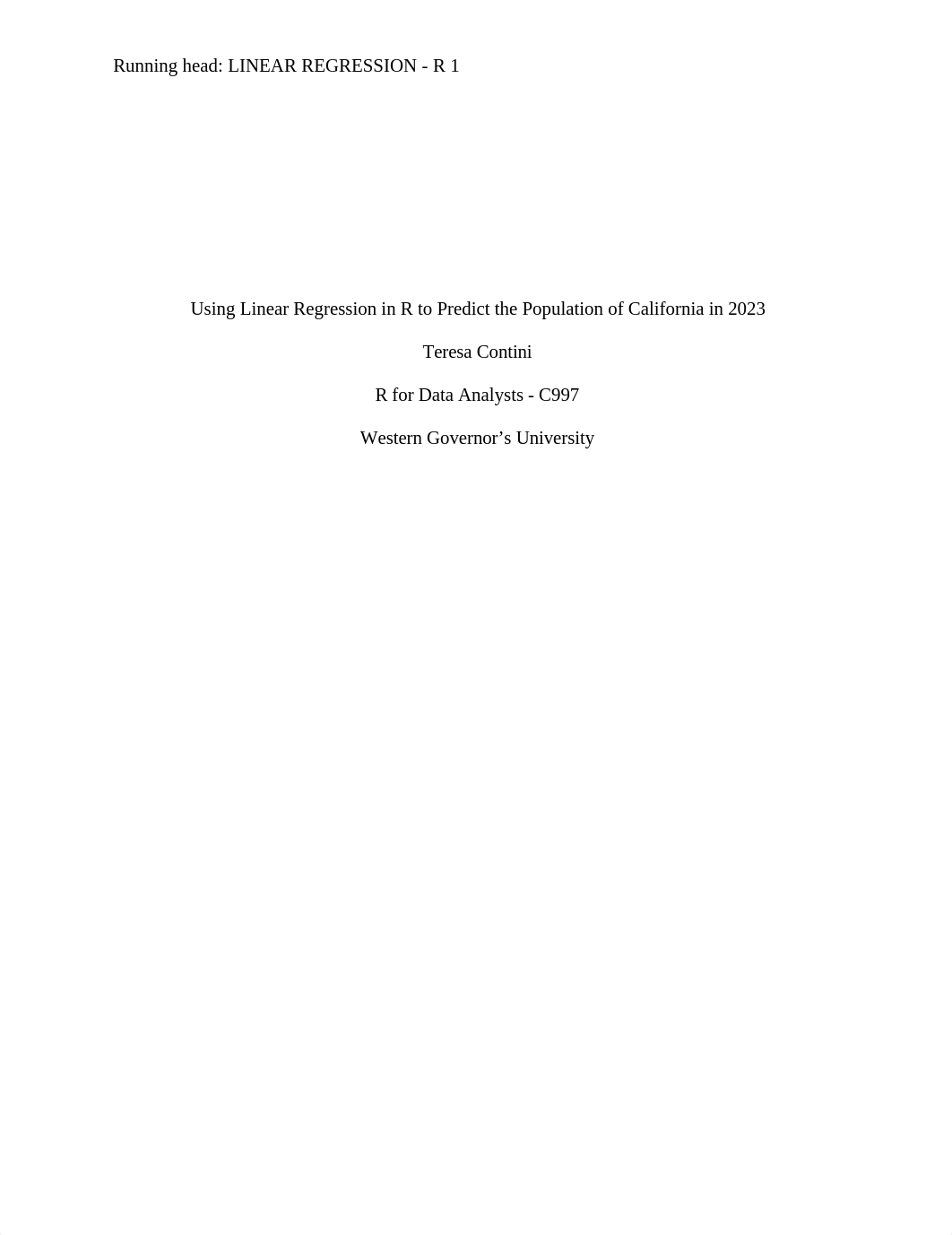 R - Using Linear Regression to Predict the Population of California in 2023.docx_djifnyjlcz1_page1