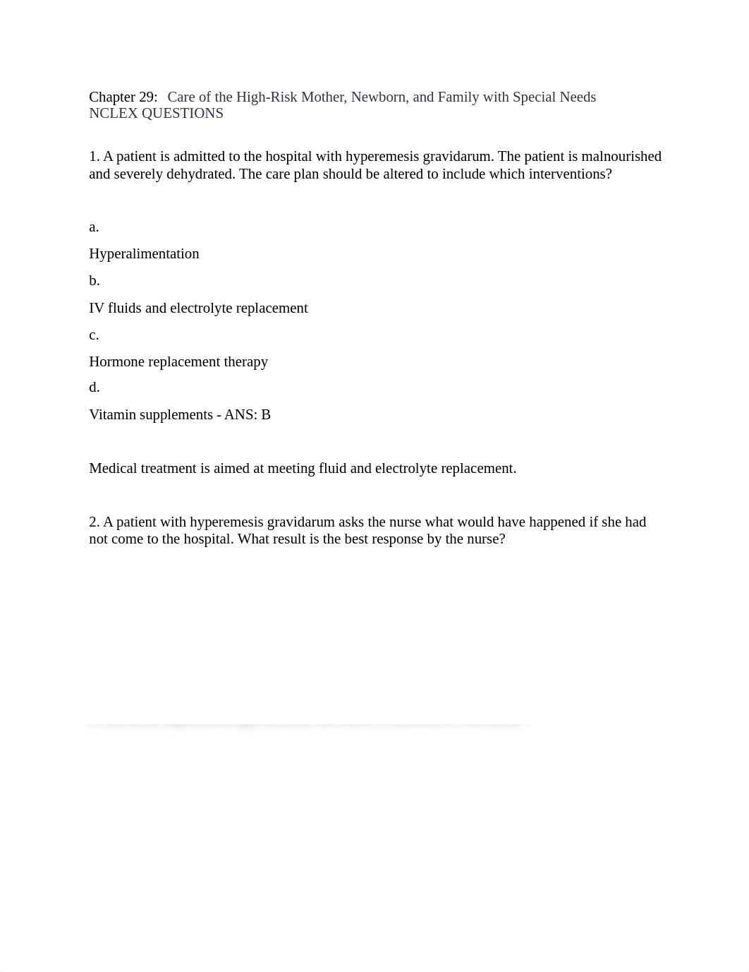 Ch 29 Care of the high risk mother, newborn, and family with special needs.docx_djipzr68iu9_page1