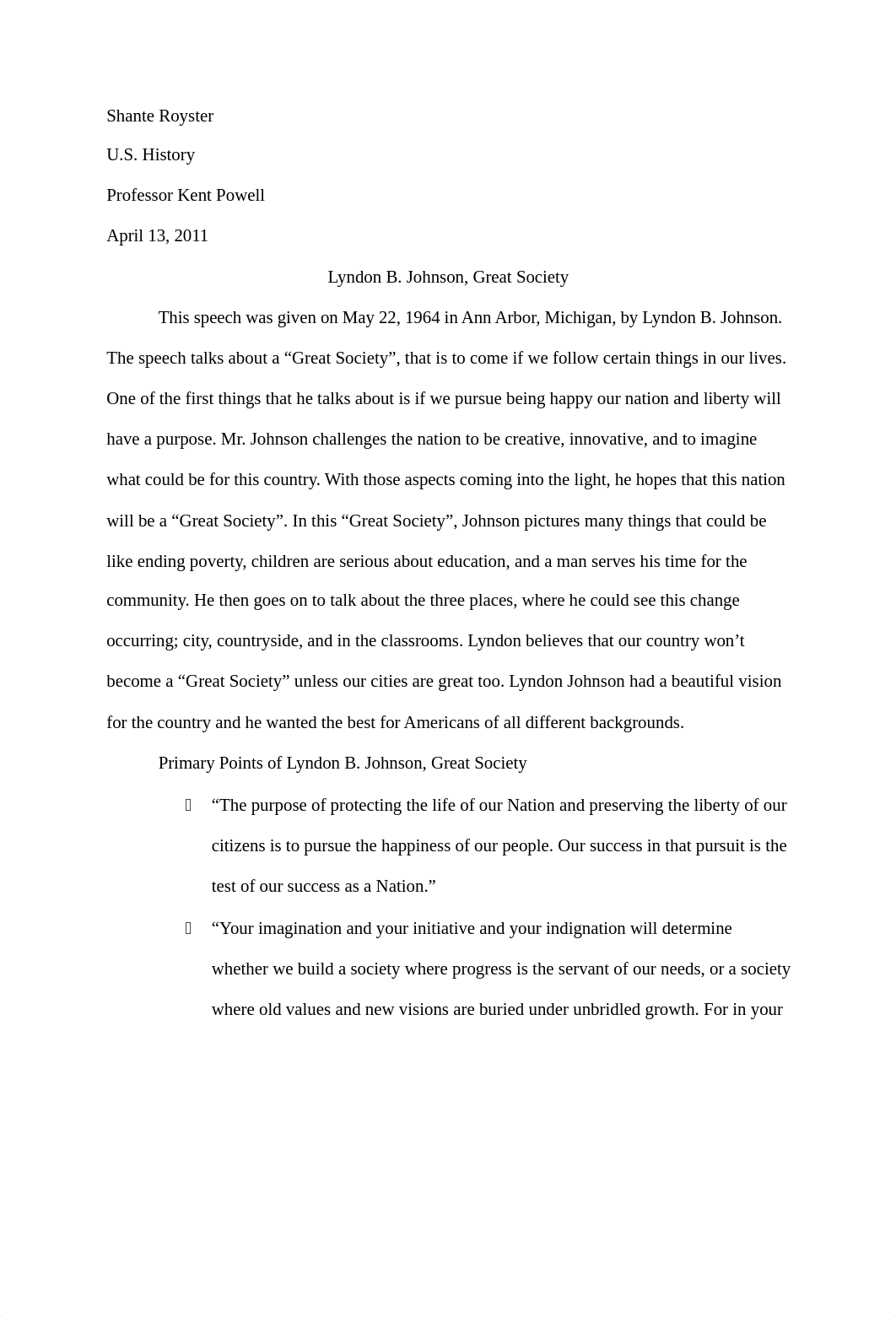 LBJ: Great Society & JFK: Inaugural Address_djis052xdgu_page1