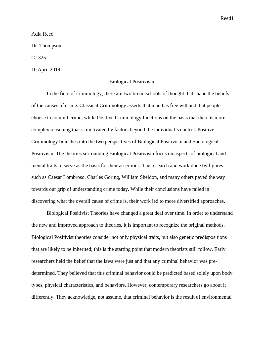 Biological Positivism essay.docx_djiu73g11zc_page1