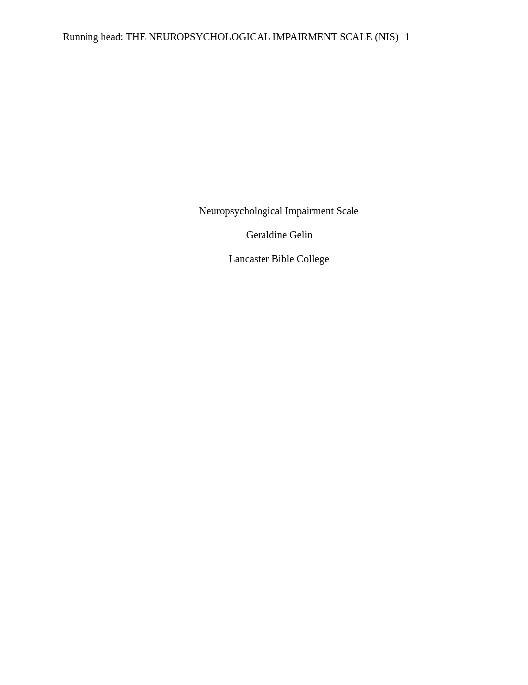 THE NEUROPSYCHOLOGICAL IMPAIRMENT SCALE (NIS) 2.docx_djj1ignjqg1_page1