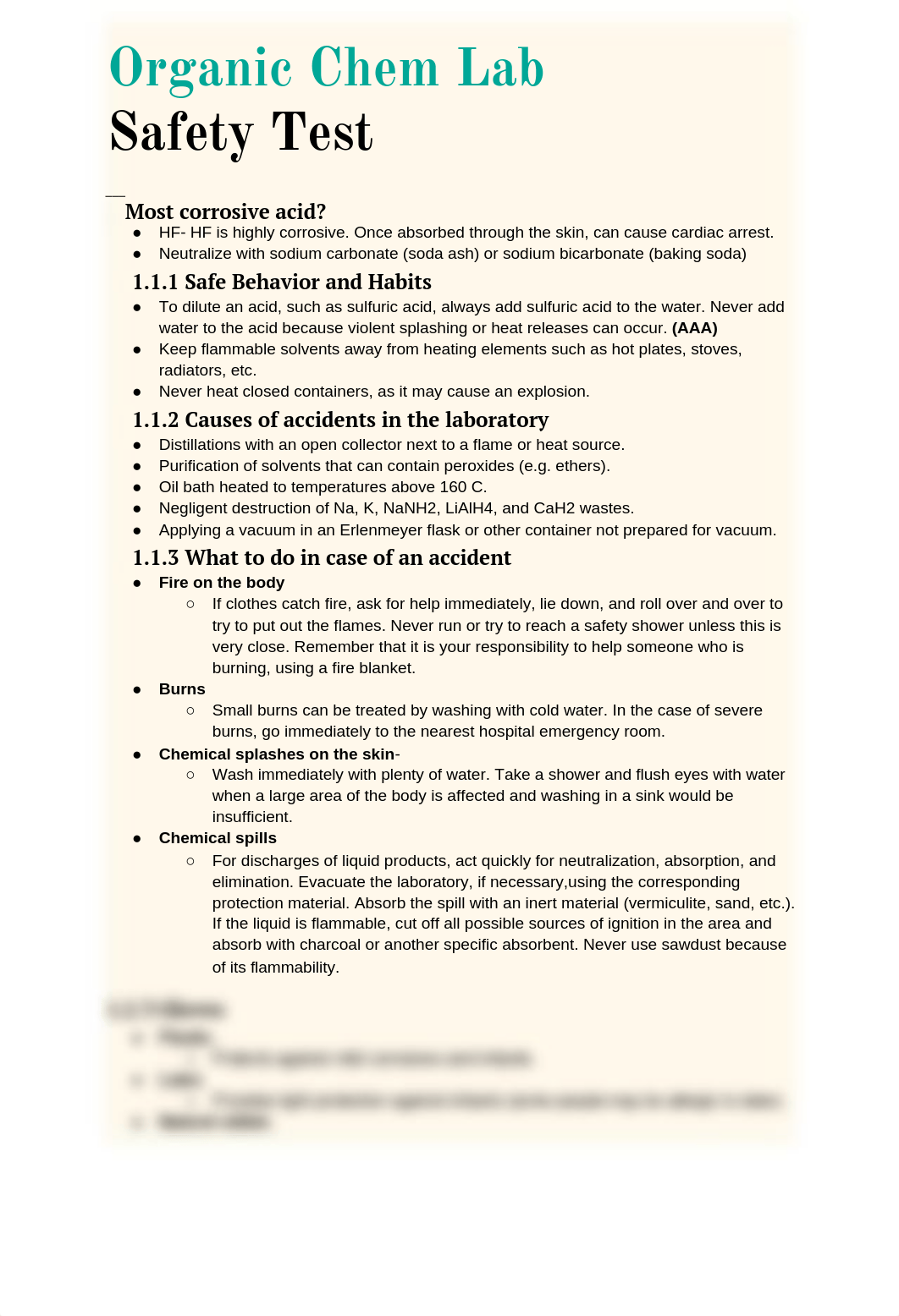 Organic Chem Lab Safety Quiz.docx_djj3h4539gp_page1