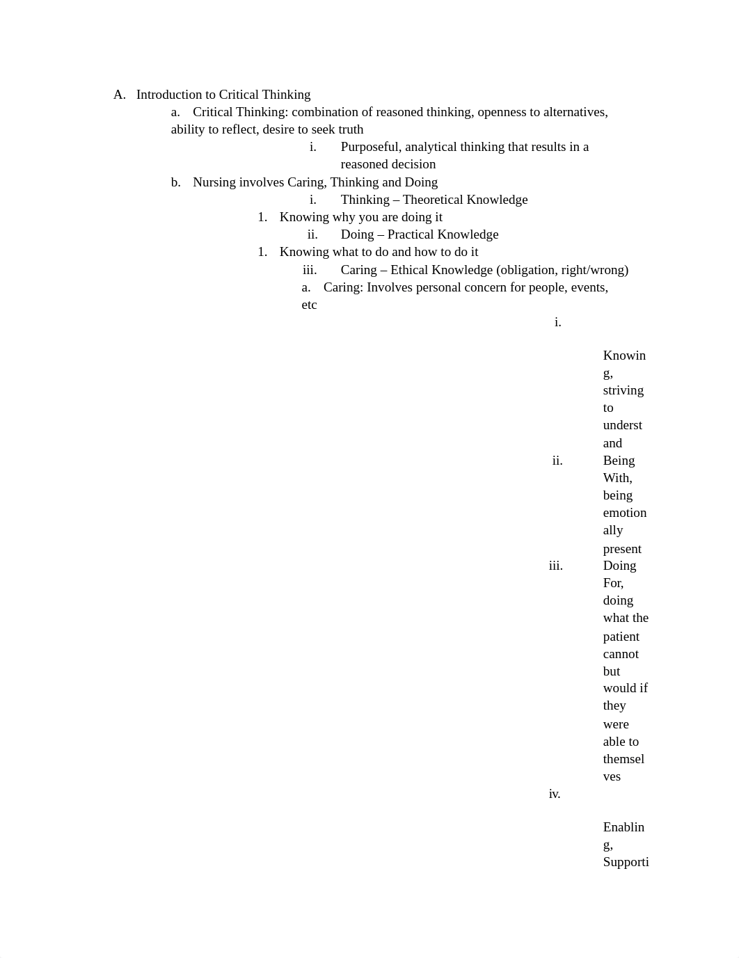 Critical Thinking and the Nursing Process Study Guide_djj432wv0kb_page1