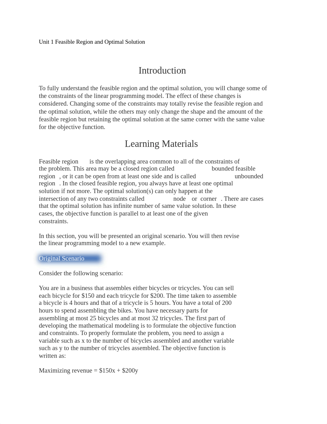 Unit 1 Feasible Region and Optimal Solution.docx_djje11iv6br_page1