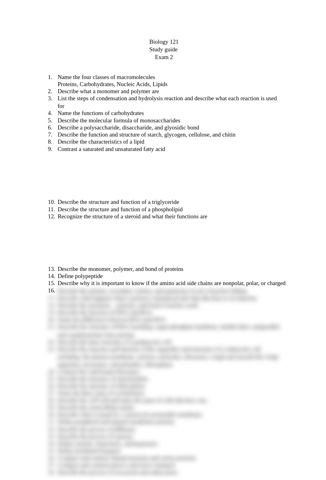 Biology 121 exam 2 study guide.docx_djjg4p5tyv0_page1