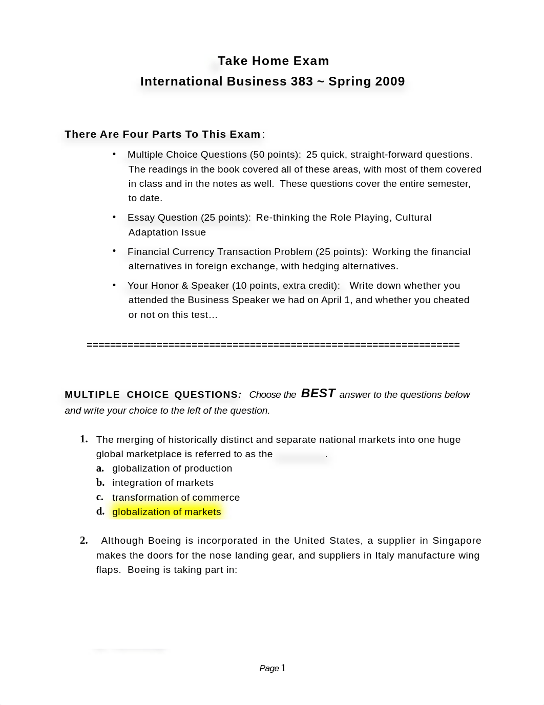 Test - Take Home Sp 2009_djjklyao1yw_page1