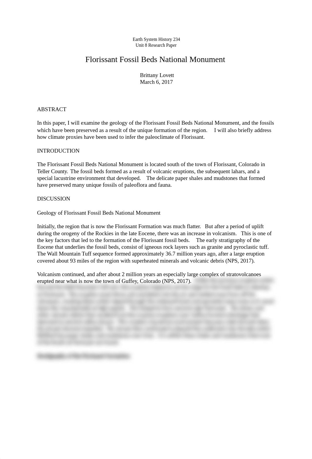 Geos 234_Florissant fossil beds paper.docx_djjwr47i6a4_page1