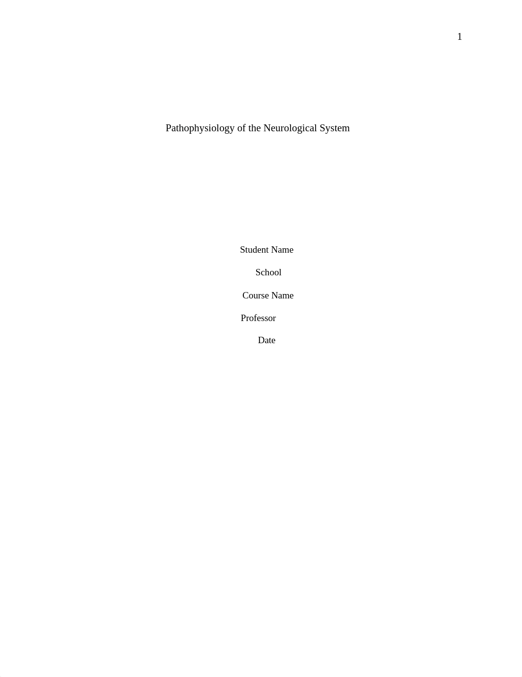 Pathophysiology of the Neurological System Assigment .docx_djjxursso77_page1