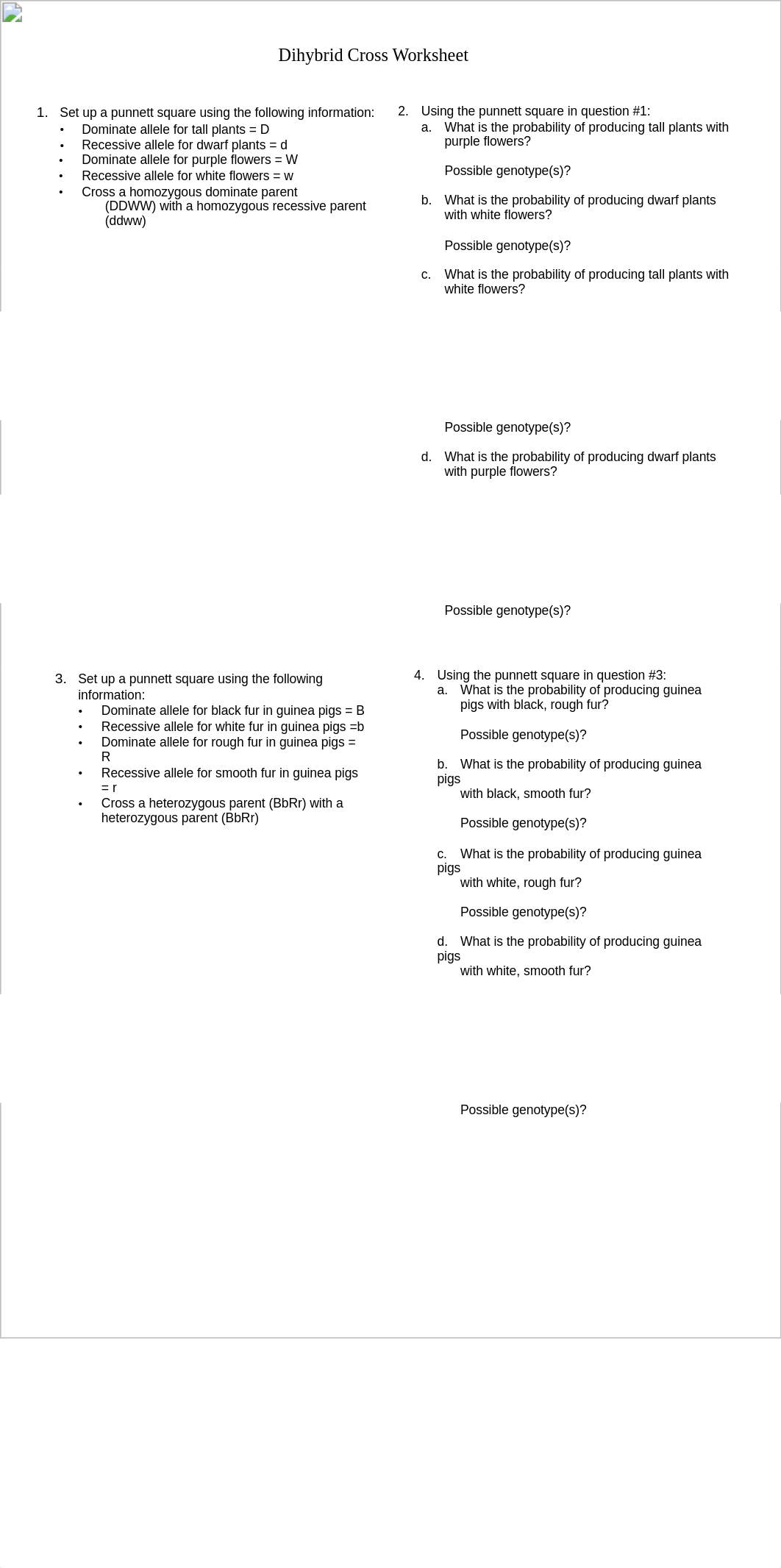 dihybrid cross worksheet_djjyuaf1em5_page1