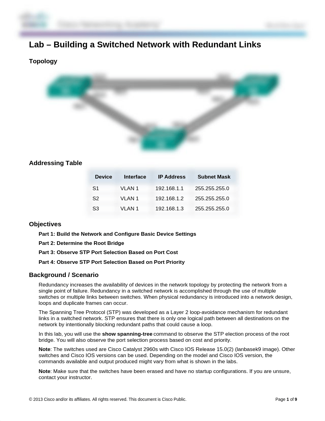 CradleJ 2.1.2.10 Lab - Building a Switched Network with Redundant Links_djkpzhk3fli_page1