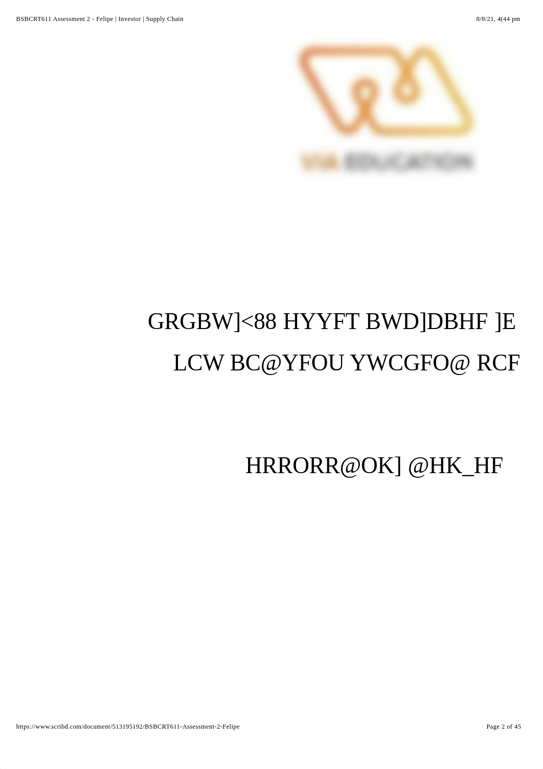 BSBCRT611 Assessment 2 - Felipe | Investor | Supply Chain.pdf_djkupirdxew_page2