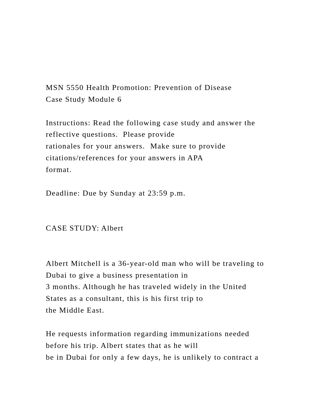 MSN 5550 Health Promotion Prevention of Disease  Case Study.docx_djl4r4jaluh_page2