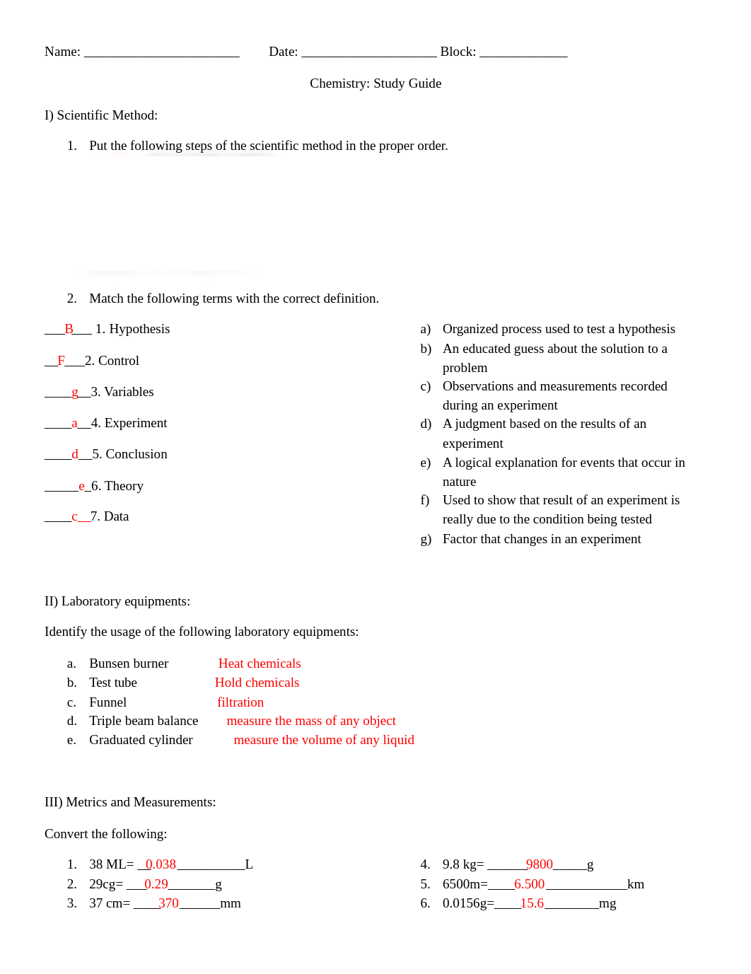 semester exam study guide in chemisty without electricity -Key  .docx_djl4thhoruu_page1