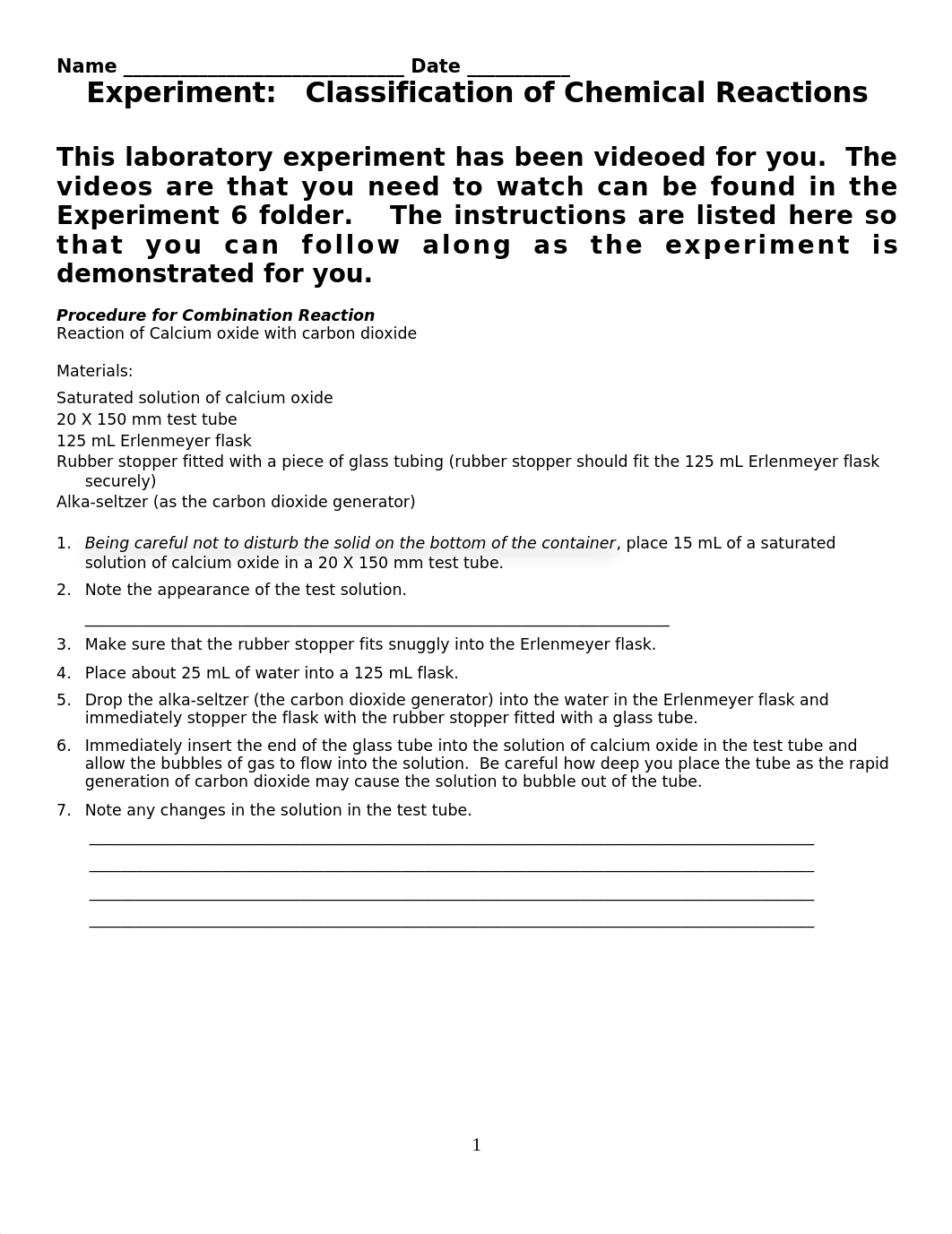 Experiment - Classifying Reactions.docx_djla0dk55h4_page1