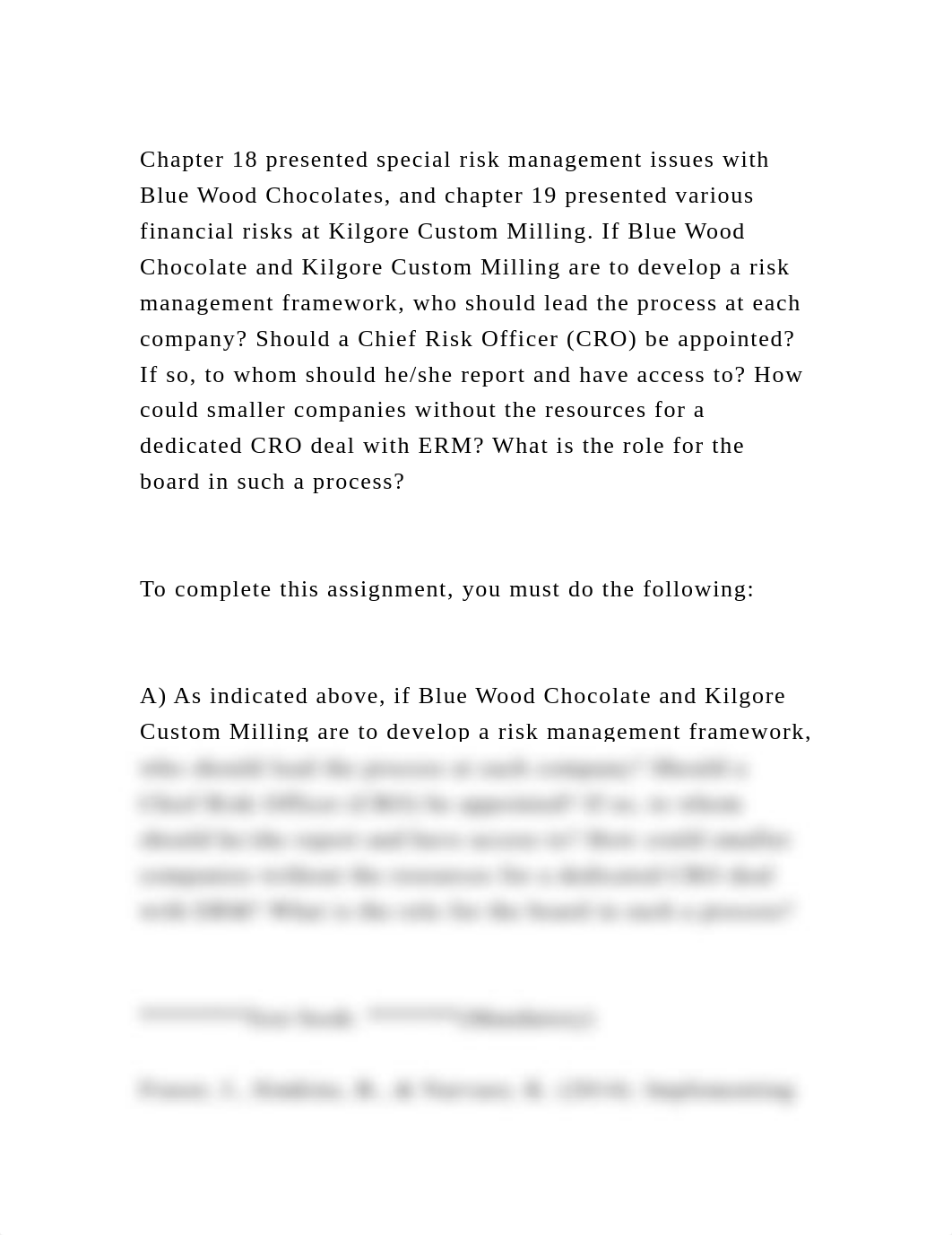 Chapter 18 presented special risk management issues with Blue Wood C.docx_djlcsrwi918_page2