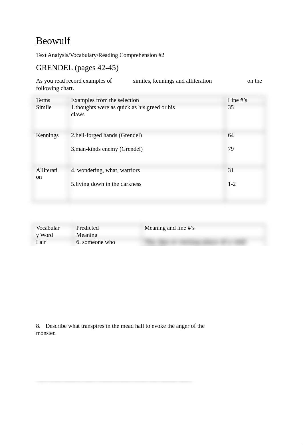 Beowulf and Grendel Text Analysis Questions 2.docx_djle1dg0i50_page1