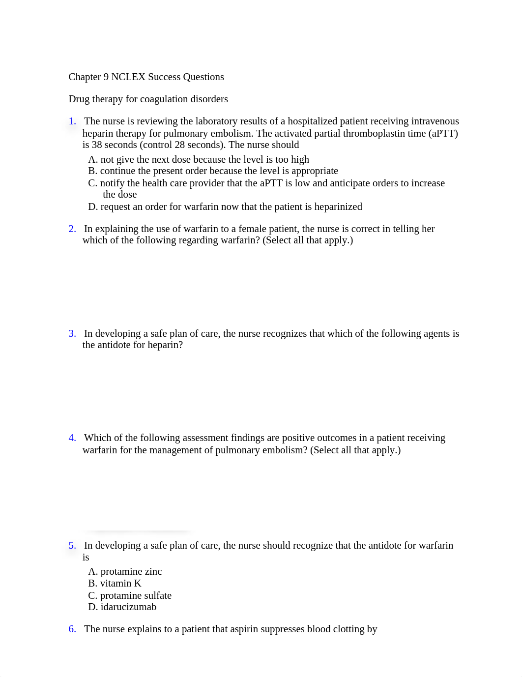 Exam 2 NCLEX Success Questions.docx_djlig5142fp_page1