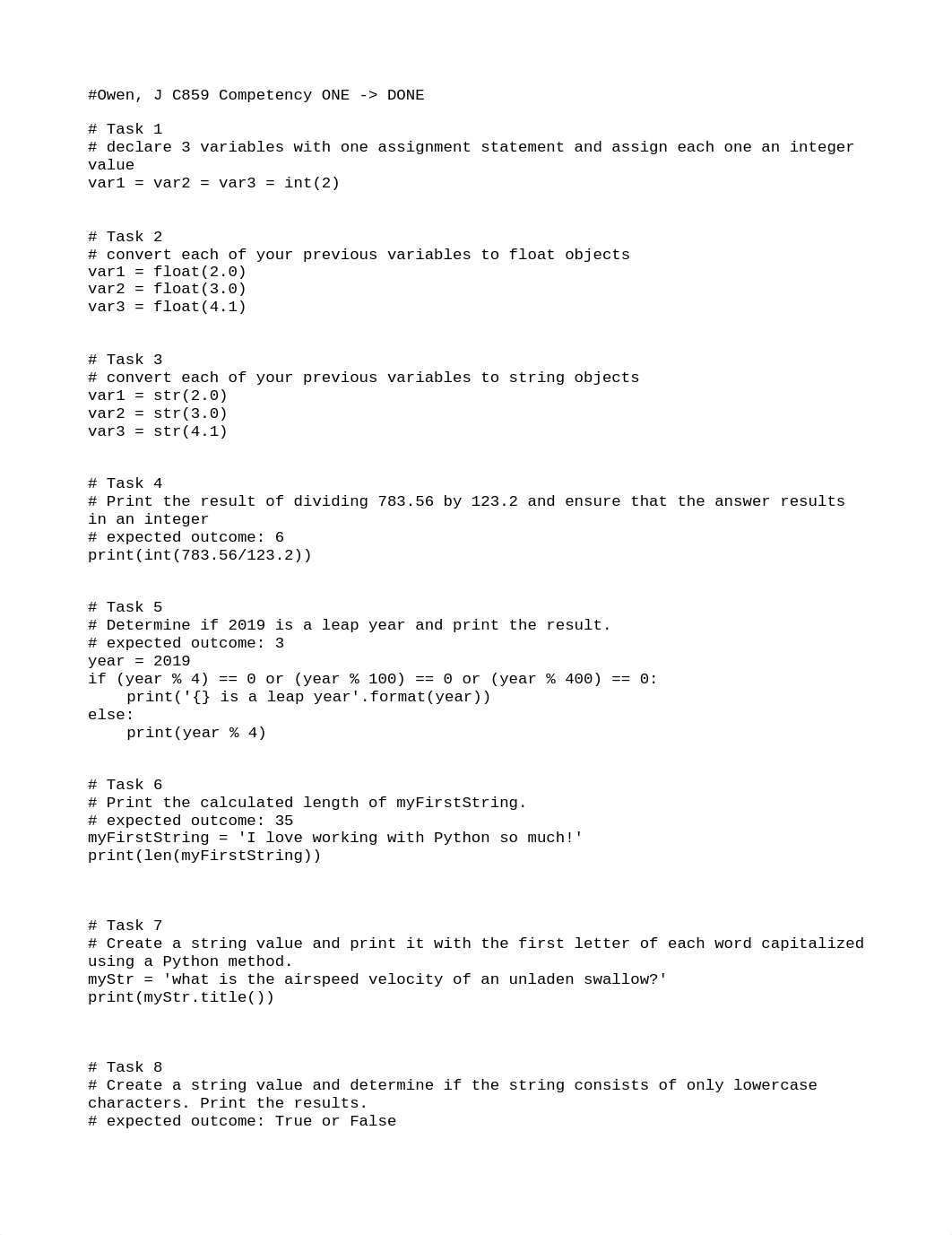C859 Python Competency 1__DONE.txt_djljpozvi15_page1