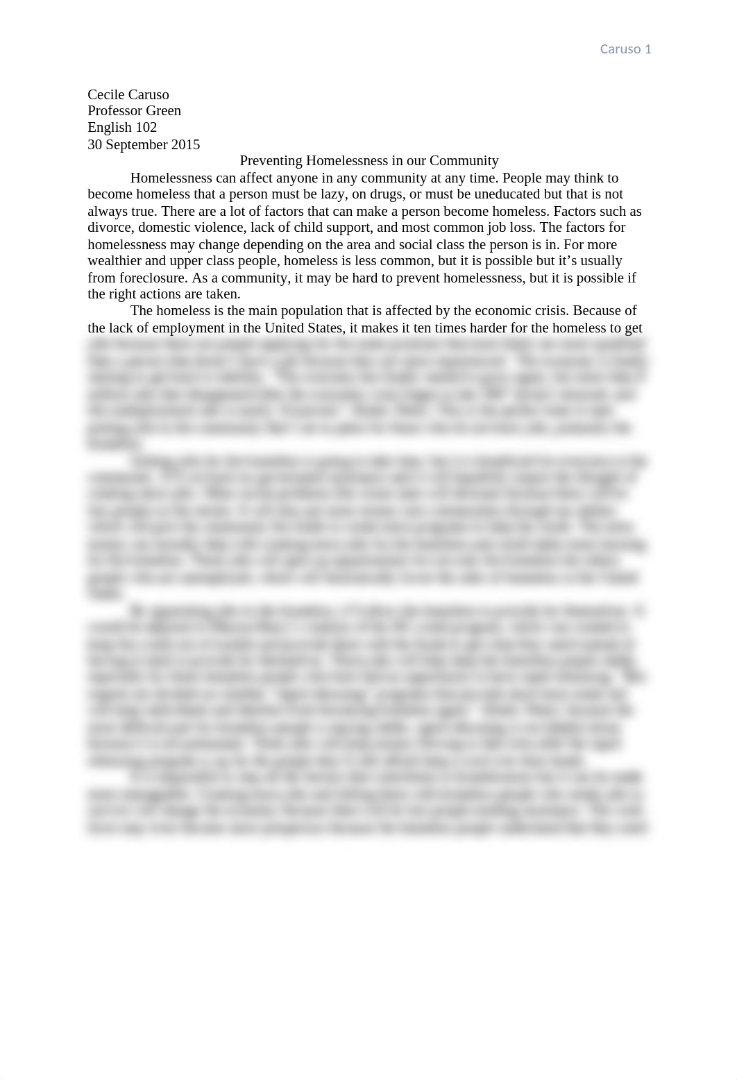 homelessness essay.docx_djlp8o7dybk_page1