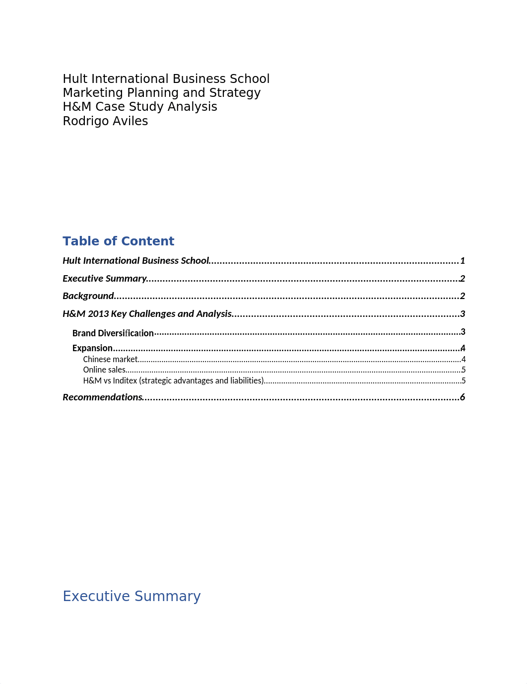 H&M case study analysys -1.docx_djlz1snm41s_page1