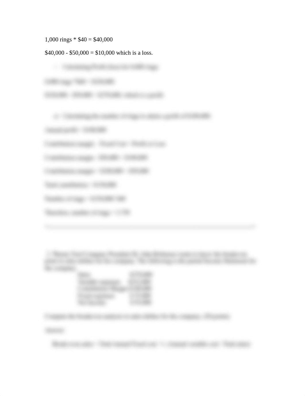 Breakeven analysis Solution. RK._djlztxpkj1b_page2