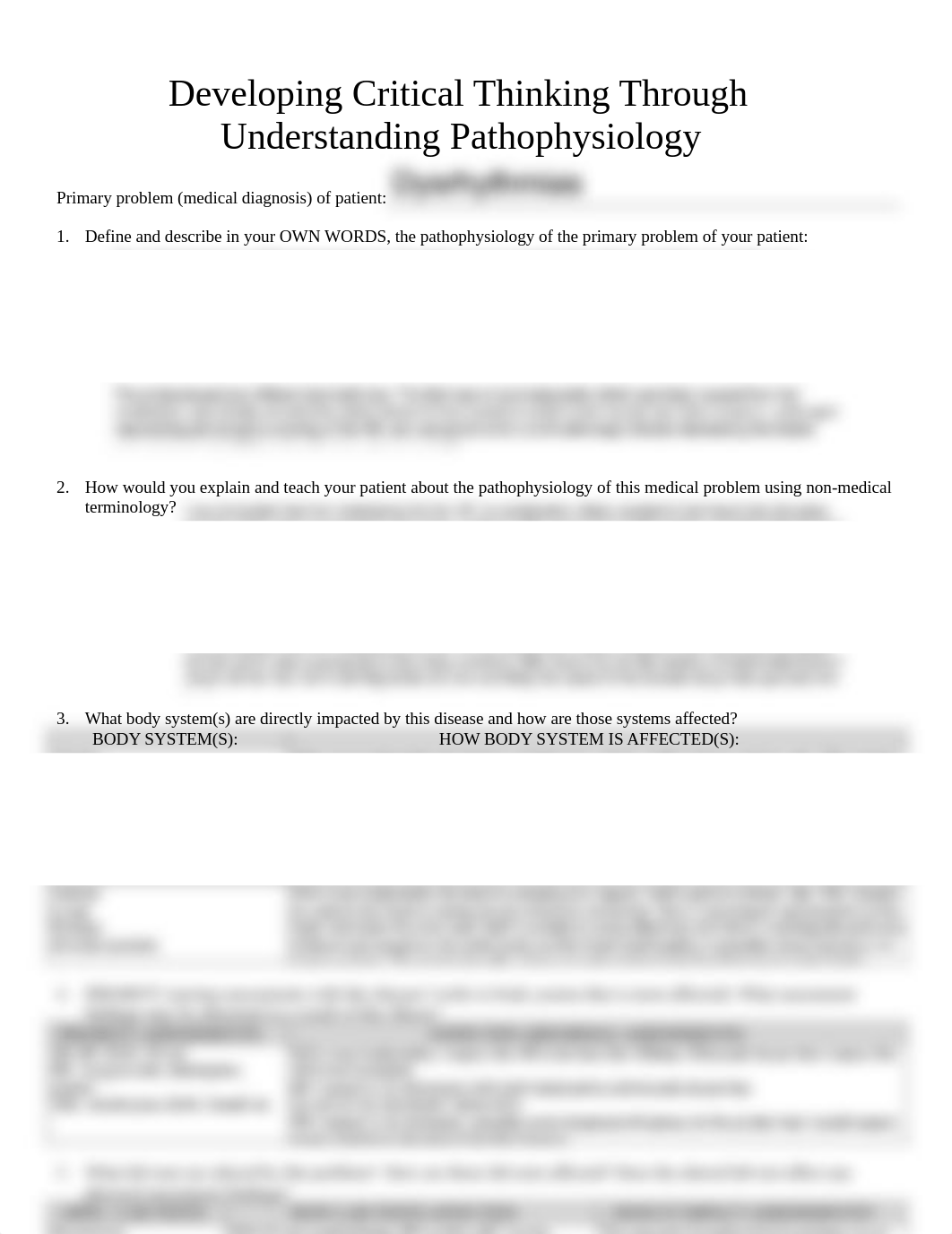 Bradycardia - Critical Thinking & Pathophysiology.pdf_djm2uof7ald_page1