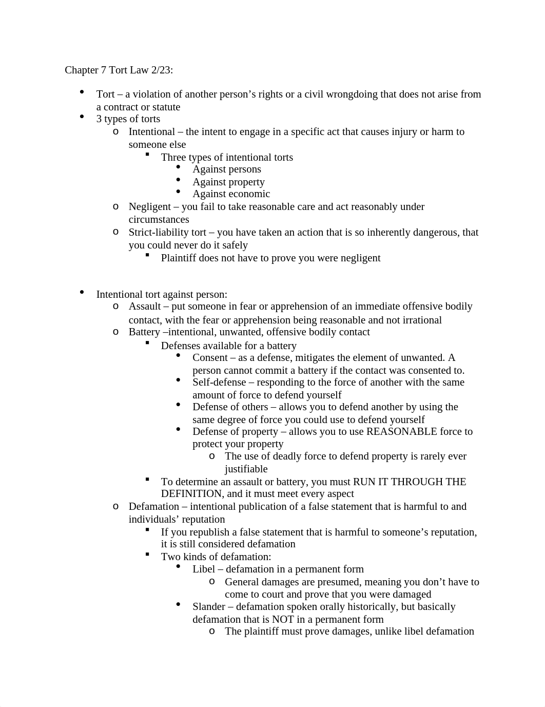 Chapter 7 Tort Law 2.23.docx_djmcyhfsnv6_page1