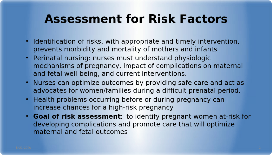 Antepartum Pregnancy at Risk Fall 2020.pptx_djmdrh5o1zl_page3