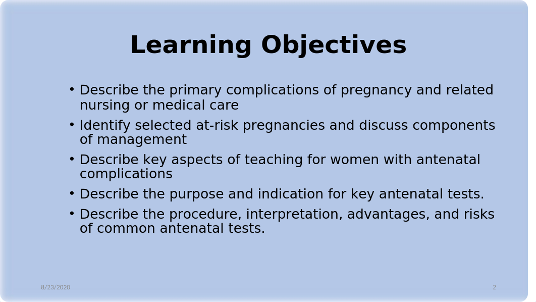 Antepartum Pregnancy at Risk Fall 2020.pptx_djmdrh5o1zl_page2